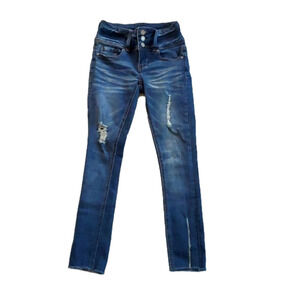 Indigo Rein Distressed Skinny Jeans